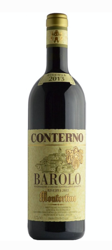 Giacomo Conterno Barolo Riserva Monfortino 2014 wine bottle